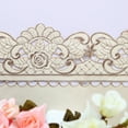 thumbnail image 5 of PiccocasaVintage Flower Embroidery Table Runner Tassel Wedding Decor Tea Rose 40x150cm, 5 of 6