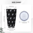 thumbnail image 4 of Vaso de 20 oz de Pesadilla antes de Navidad, taza de viaje de café con aislamiento al vacío de acero inoxidable, taza de café, taza de viaje con tapa, taza térmica para exteriores, 4 of 8