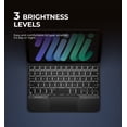 thumbnail image 4 of Dexnor for iPad mini 7 (A17 Pro)/Mini 6 Case with Keyboard, Magnetic Floating Cantilever Stand with Trackpad Pencil Holder Backlit Keyboard Case for iPad mini 7th(2024)/6th (2021) Generation, Black, 4 of 7