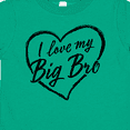 thumbnail image 4 of Inktastic I Love My Big Bro in Black Chalk Heart Boys or Girls Toddler T-Shirt, 4 of 5