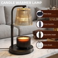 thumbnail image 4 of Candle Warmer Lamp with Timer, Dimmable Modern Wax Melt Warmer, Adjustable Height Electric Candle Lamp for Jar Candles, Safe Flame-Free Home Decor Gift for Women (2 Bulbs), 4 of 10