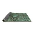 thumbnail image 2 of Ahgly Company Indoor Rectangle Persian Turquoise Blue Traditional Area Rugs, 4' x 6', 2 of 4