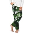 thumbnail image 2 of Wukai Happy Easter Print Teenagers' Pajama Pant Sleep Pajama Lounge Pant PJ Bottoms with Pockets and Button Fly(Available in Big & Tall)-Medium, 2 of 6