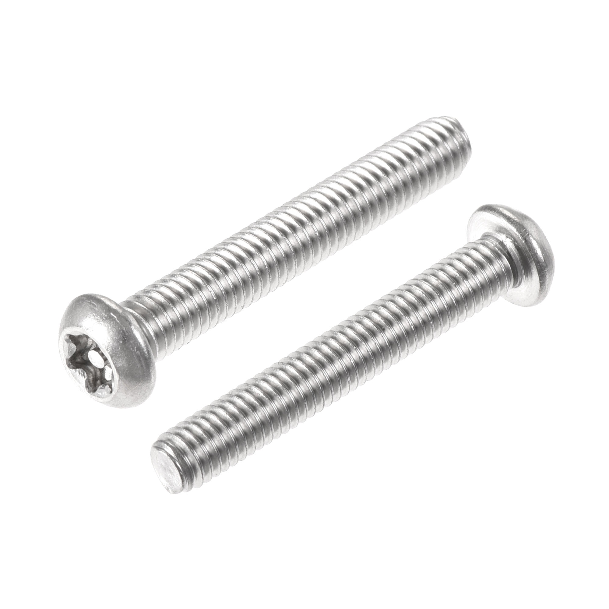 Uxcell Torx Security Machine Screw Polishing M6x40mm with T30 Wrench 20Pack