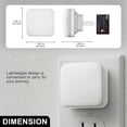 thumbnail image 4 of YANSUN 2-Pack 0.3-Watt Integrated LED Plug-In Mini Square Night Light, Amber, Light Sensor, 4 of 7