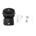 thumbnail image 1 of Ventilador eléctrico Mini ventilador colgante de cuello para exteriores Niveles de viento ajustables Dispositivo de enfriamiento de escritorio, Negro Jumpingount HA004138-02B, 1 of 6