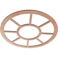 thumbnail image 2 of 24"OD x 8 3/4"ID x 3/8"T Grace Wood Fretwork Pierced Ceiling Medallion, Cherry, 2 of 3