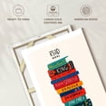 thumbnail image 6 of Elephant Stock Read More Book Stack Wall Art - Vertical Canvas Wall Art - Living Room Wall Decor - Pop Culture Canvas - Orange And Black Decor - 8" x 12", 6 of 8