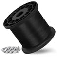 thumbnail image 1 of Cable de acero inoxidable 304 de 1,53 mm, 100 m, con manguitos para engarzar, 1 of 8