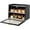 Black, variant on BENESKY Double Layer Large Bread Box for Kitchen Counter, Large Capacity Bread Storage Container Farmhouse Bread Box with Window Bread Holder, Black