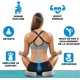 thumbnail image 2 of Cojín MEMORY SHAPE SEAT - Cojín con Gel ORTOPÉDICO - Silla Coche Silla de Ruedas Oficina - Stop Coxis Pain & SCIATICA RELIEF (Gris) oso de fresa  Electrónica, 2 of 5