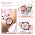 thumbnail image 2 of Women Wrist Watch Stylish Watch Leather Strap Wrist Watch Simple Style Wrist Watch Decor, 2 of 5