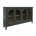 thumbnail image 2 of Crafters and Weavers 71" Celtic Solid Wood Console/TV Stand/Sideboard in Green, 2 of 4