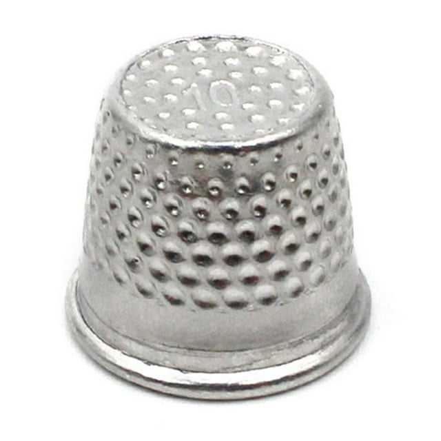 bedienty Knitting Rings Finger for Protection Thimble Adjustable Sewing Loop Specially-designed Crochet Tools for Home Yarn Crafts Silver Alloy Ring 1Set