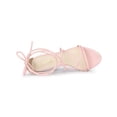 thumbnail image 5 of BLISSFUL STEP Women's Strappy Heel Lace Up Stiletto Heels Sandals Pink 7, 5 of 8