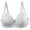Bras 188#White, variant on WAYUTE Womens Bras Plus Size Fashion Female Lace Floral Printed Adjustable Straps Bra Stretch Comfortable Everyday Underwear