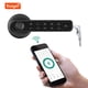 thumbnail image 1 of Cerradura de perillas de puerta compatible con Bluetooth con cerradura de manija de palanca de 2 llaves para apartamento, 1 of 9