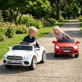 thumbnail image 2 of Gymax Licensed Mercedes-Benz SL R231 Kids Ride on Car 12V Electric Vehicle w/ Music White, 2 of 10