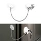 thumbnail image 1 of Cerradura para refrigerador, cerradura de aleación de zinc con pegamento, kit de cerradura para puerta, cerradura de seguridad autoadhesiva a prueba de niños con llave (1 pieza blanca), 1 of 5