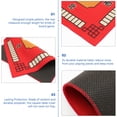 thumbnail image 2 of 1PC Mahjong Table Cloth Square Shape Mahjong Mat Board Room Mahjong Pad Anti-slip Desktop Cushion for Games Board Games Mahjong Use (Red), 2 of 5