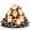 Santa, variant on JWZZYD Christmas Lighted Centerpiece with Flameless Candle Glow, Holiday Table Decoration with Frosted Greenery, Christmas Home Decor for Dining Table, Mantel, Fireplace (Snowman)