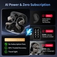 thumbnail image 4 of AI Language Translation Audífonos, Audífonos Traductores 3 en 1 en Tiempo Real para 144 Idiomas, Dispositivo Traductor Inalámbrico de Audífonos Bluetooth con Aplicación para iOS y Android, Ideal para Viajes, Regalos de Negocios, 4 of 7