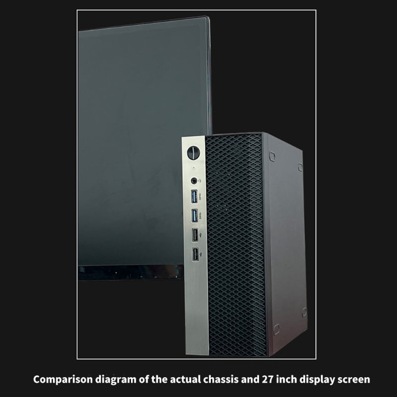 Zecic A09S All Metal Small Form Factor PC Case Lightweight Build For Minimalist