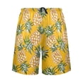 thumbnail image 2 of joogoo Mens Swim Trunks Fruit Pineapple Beach Shorts Drawstring Elastic Waist Swimwear Bathing Suits L, 2 of 7