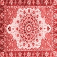 thumbnail image 1 of Ahgly Company Indoor Square Abstract Red Modern Area Rugs, 6' Square, 1 of 4