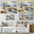 thumbnail image 4 of Designart "Countryside Snowy Simplicity Winter VII" Landscapes Canvas Wall Art, 4 of 5