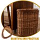 thumbnail image 4 of 1 rollo de tiras de bastón, tiras de ratán falsas para muebles de bastón, Material de bastón tejido, 4 of 5