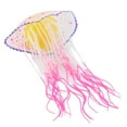 thumbnail image 4 of Artificial Fluorescent Jellyfish Floating Jellyfish Decorations for Aquarium and Fish Tank, 4 of 14