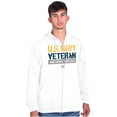thumbnail image 5 of US Navy Logo Veteran Anchors Aweigh Zip Up Hoodie Men's Women's Brisco Brands M, 5 of 6