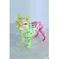 thumbnail image 4 of Nifao Colorful Splatter French Bulldog Resin Statue – Home Decor Sculpture, 11"L x 5"W x 10"H, 4 of 12