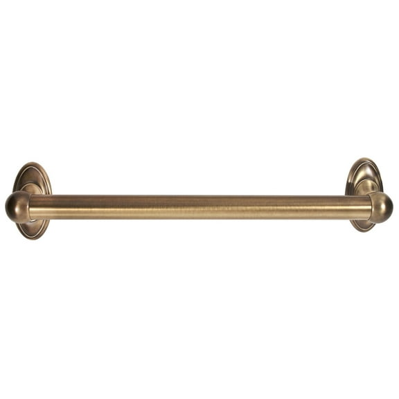 Alno A8022-18-AE Classic Traditional 18" Grab Bar Antique English