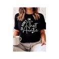 thumbnail image 1 of adorable Tee Featuring a Fun - loving Quote for the Cool and Caring auntie, 1 of 7