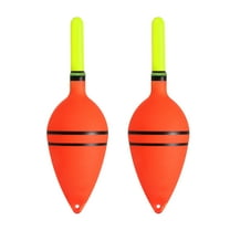0.5oz Lighted Fishing Slip Bobbers EVA Light Up in Green Fishing Float, 2 Pack
