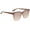 Rose Fade, variant on Women's MS140 Retro UVA and UVB Protective Square Fashion Sunglasses, 56mm