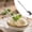 Light Ashy, variant on Shiogb Household Soup Spoon, Eating Spoon, Long Handled Dessert Spoon, Stainless Steel Tablespoon, Dining Tableware, Blue