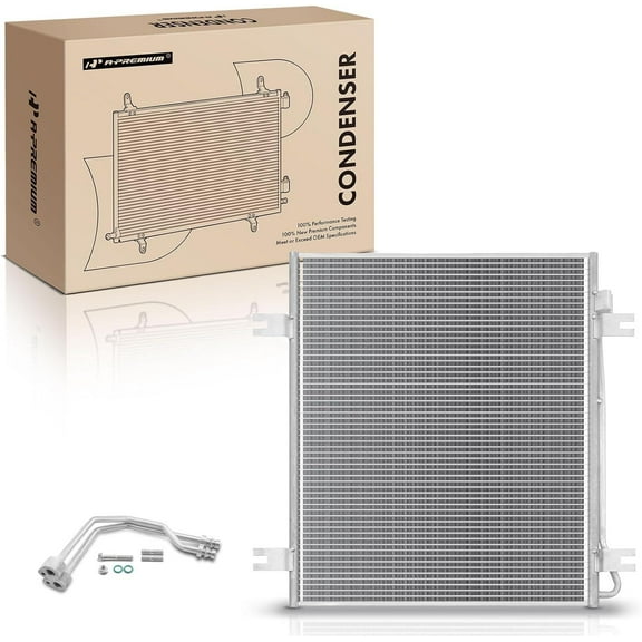 A-Premium Air Conditioning A/C Condenser Compatible with International Harvester 2674 3700 7300 7400 7500 7600 7700 9400 8600 SFA ProStar WorkStar 7600, Replace# 79053, 2508698C92