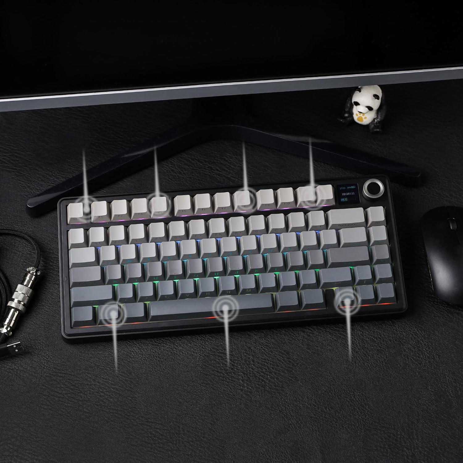 AULA F75 Max Wireless Mechanical Keyboard with TFT Screen photo 8