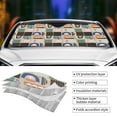 thumbnail image 5 of XMXT Car Sun Shade Windshield, Abstract Art Geometric Prints Sunshade for Car Windshield Sun Shades for Car SUV Truck, m, 5 of 9