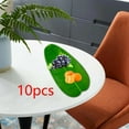 thumbnail image 6 of deevoka 10 Pieces Simulated Banana Leaf Table Mat Creative Tropical Table Decoration L, 6 of 9