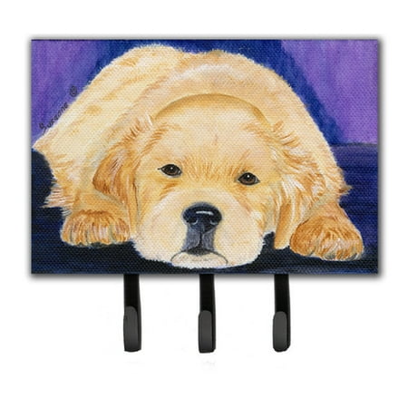 - Caroline's Treasures Golden Retriever Leash Holder and Key Hook