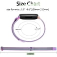 thumbnail image 4 of MYKOMI pour Fitbit Inspire 2 Bracelets Femmes Hommes, Bracelet en Maille Métallique en Acier Inoxydable Réglable Bracelet Magnétique de Remplacement pour Fitbit Inspire 2 Tracker D\'entraînement Physique, 4 of 8