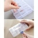 thumbnail image 5 of Multi-red transparente caja de almacenamiento caja de almacenamiento joyero, 5 of 11