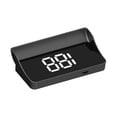 thumbnail image 1 of Bunblic Car HUD Head up Speed Meter Display Digital Speed Time Auto Multifunctional Modern Speedometer for Trucks Buses White KMH, 1 of 8