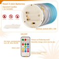 thumbnail image 4 of Electronic Candle Light Combination 3x5In, 3x4In Flameless Candle Plastic Festive Decoration Party Christmas Decoration Sea Shell, 4 of 7