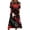 Purple B, variant on Halloween Costume Dress for Women 2026 - Short Sleeve V-Neck Halloween Print Casual Fashion Dress for Halloween Parties,Cosplay White B L