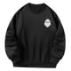 thumbnail image 4 of Sudadera con capucha para mujer, manga larga, color negro, regalo de moda, cuello redondo estampado XL, 4 of 8